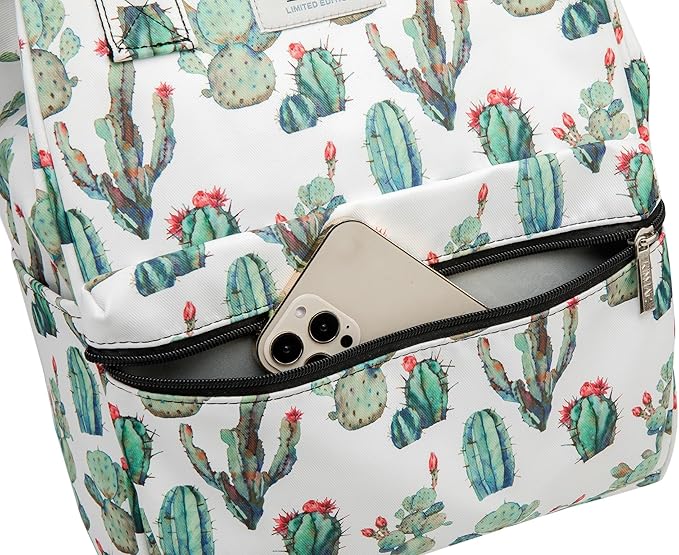 Kinmac Wide Open Style Laptop Backpack College Travel Outdoor Backpack For Laptop Up to 15.6 Inch (Cactus)