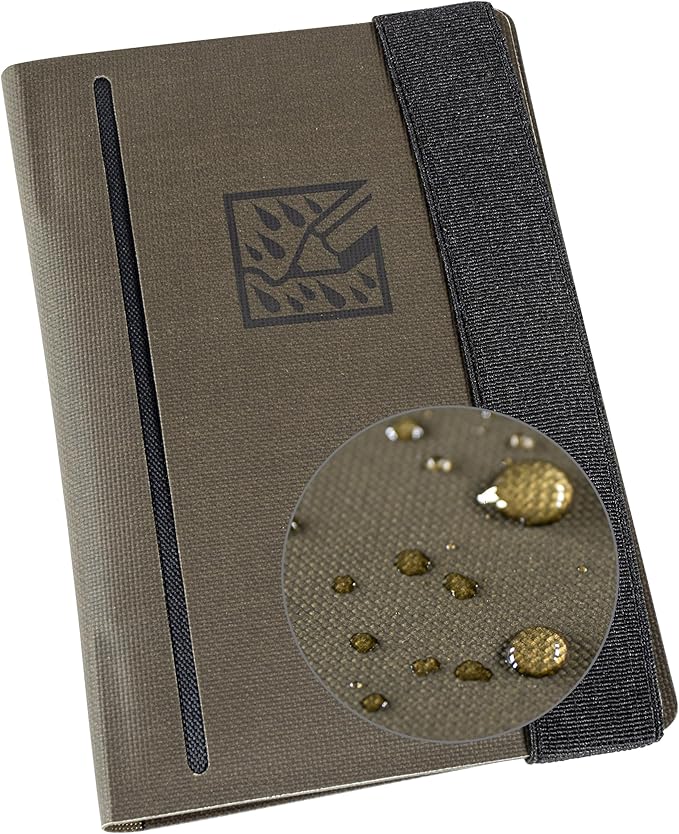 Rite in the Rain Monsoon Field Wallet, 3.5” x 5.5”, EDC, Water Resistant TPU fabric (No. P971-M)