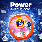 Tide Power PODs + Downy Laundry Detergent Pods, 45 Count, Soft Boosters + April Fresh