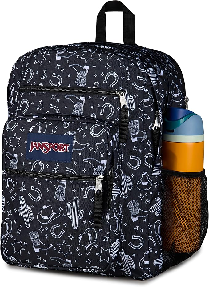 JanSport Laptop Backpack - Computer Bag with 2 Compartments, Ergonomic Shoulder Straps, 15” Laptop Sleeve, Haul Handle - Wild West Escape