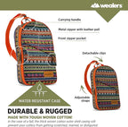 Wealers Camp Kitchen Cooking Utensil Set Travel Organizer Grill Accessories Portable Compact Gear for Backpacking BBQ Camping Hiking Travel Cookware Kit Water Resistant Case