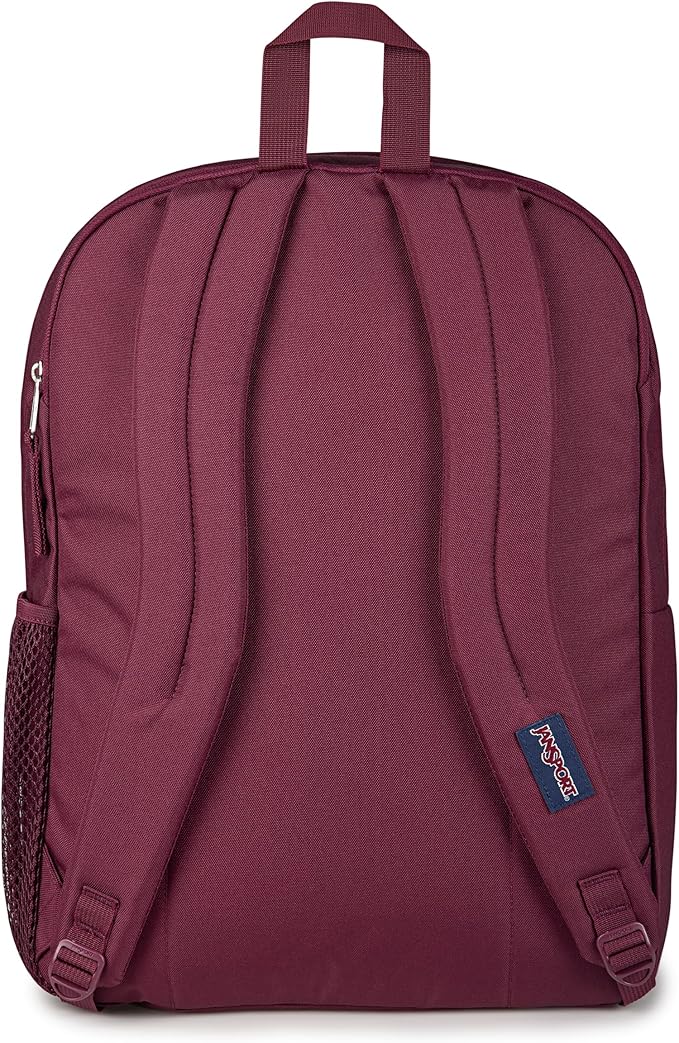 JanSport Laptop Backpack - Computer Bag with 2 Compartments, Ergonomic Shoulder Straps, 15” Laptop Sleeve, Haul Handle - Cherry Lacquer