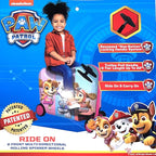 Fast Forward Ride-On 18" Suitcase For Kids/Tow-Along Toddler Carry-On Luggage With Wheels (Paw Patrol-Girls)