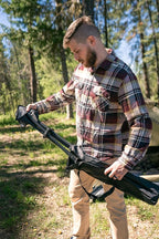 Stansport Apex Fold-Up Stool (G-140) - Black/Grey, Portable and Lightweight Stool for Camping, Fishing, Hiking, Backpacking and More - 300 lbs weight capacity