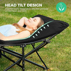 JEAREY 2-Piece Camping Cot for Sleeping 28" Extra Wide, Heavy-Duty 1200D Oxford Foliding Cots for Adults Portable with Mattress, Carry Bag for Guest, Travel, Hiking, Black