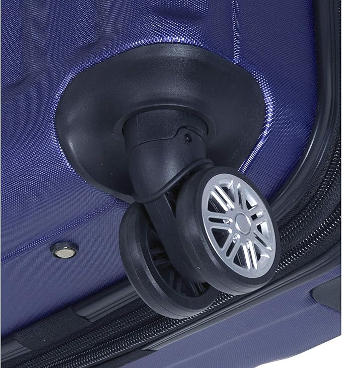 Dejuno Camden New Generation Hardside 3-Piece Expandable Spinner Luggage Set, Navy