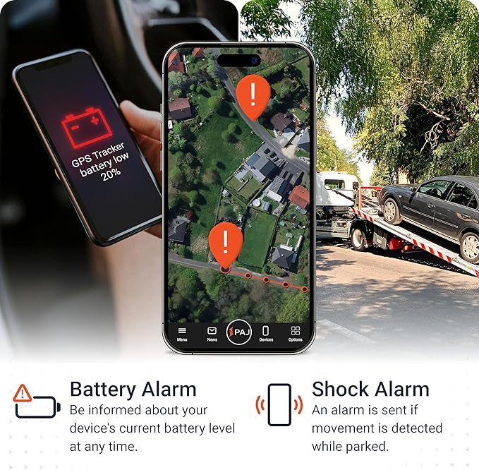 PAJ GPS Power Finder – Real-Time GPS Tracker with 90-Day Battery Life - Magnetic Mount for Cars, Trucks, Boats & Equipment, Location, Route & Speed Monitoring via 4G Network – Subscription Required