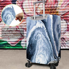 Travel Luggage Cover Suitcase Protector Fits 18-32 Inch Wheel Covers PatternedTravel Related Items Flower Luggage Protector Elastic XL