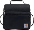Carhartt Camping Cooler,Worksite Lunchbox,Soft Shell Lunch Bag for Construction Sites,Work and Everyday Use,Black,(Pack of 8)