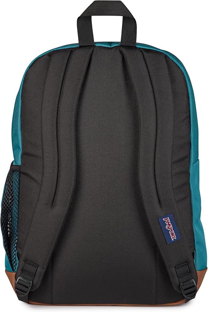 JanSport Cool Backpack with 15-inch Laptop Sleeve, Large Computer Bag Rucksack with 2 Compartments, Ergonomic Straps, Emerald Pool