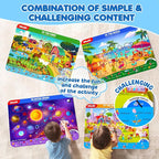 Search and Find Activity Books for Kids Ages 3-5, Travel Games Toys for Car Airplane, Road Trip Activities for Kids Games 4-8, Preschool Learning Activities, Educational Seek Game,Gifts for Boys Girls