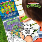 Teenage Mutant Ninja Turtles® Aqua Art, Great Kids Ninja Turtles Toys, TMNT Mess Free Coloring for Toddlers Paint with Water Books for Kids, Toddler Car Activities & Travel Toys, Water Painting Book