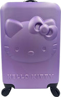Fast Forward Kids Licensed Hard-Side 21" Spinner Luggage Lightweight Carry-on Suitcase Hello Kitty