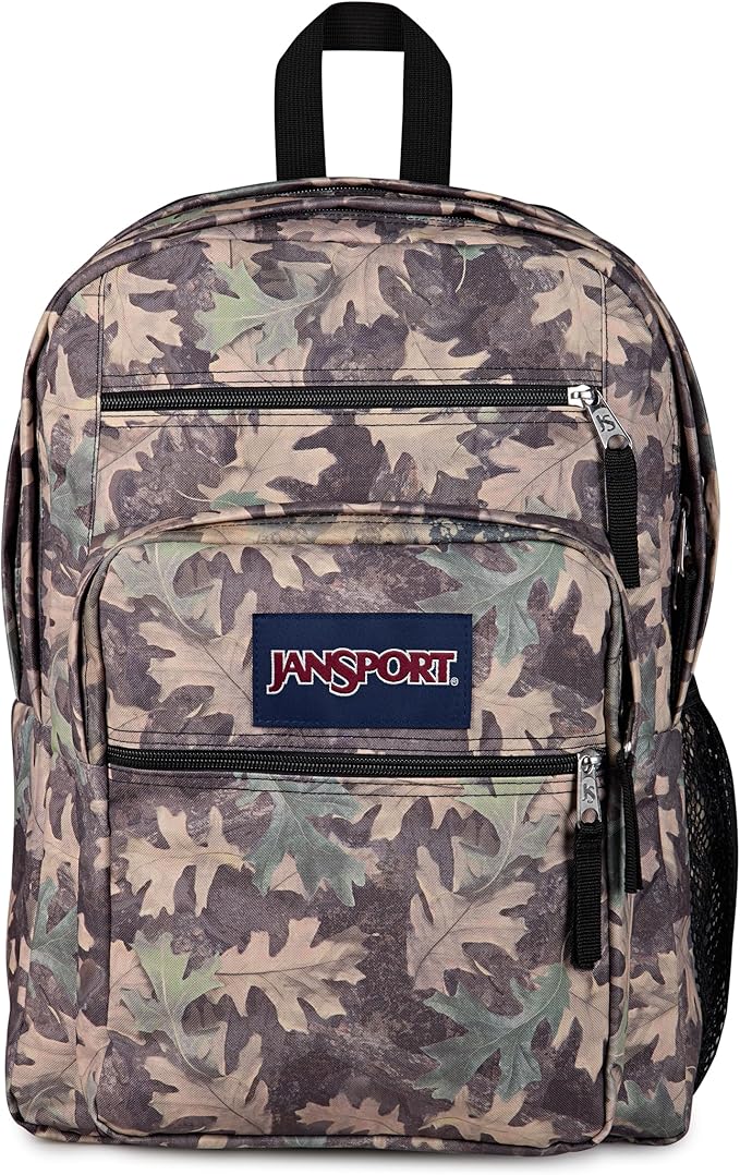 JanSport Laptop Backpack - Computer Bag with 2 Compartments, Ergonomic Shoulder Straps, 15” Laptop Sleeve, Haul Handle - Woodland Camo