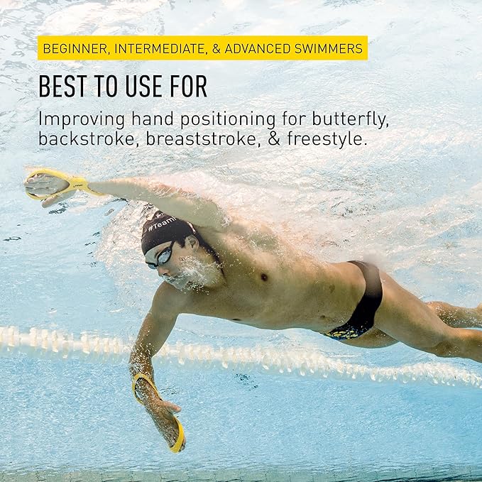 FINIS Forearm Fulcrum Swim Trainer - Promotes Early Vertical Forearm Position - Improves Stroke Technique - Adults