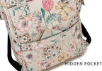Kinmac Wide Open Style Laptop Backpack for Laptop Up to 15.6 Inch Men Women Travel Outdoor Backpack (Floral)