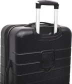 Wrangler Smart Spinner Hardside Luggage, 3 Piece Set, Black
