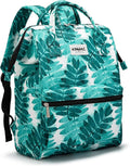 Kinmac Laptop Backpack for Women and Men, Large Capacity Travel Backpack for 15.6 inch Laptop Computer (Olive Leaf)