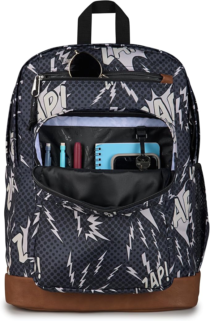 JanSport Cool Backpack with 15-inch Laptop Sleeve, Large Computer Bag Rucksack with 2 Compartments, Ergonomic Straps, High Voltage