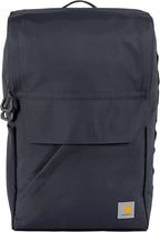 Carhartt 21L Top-Load Backpack, Durable Water Resistant Coated Canvas Base W/ 17" Laptop Sleeve, Bluestone