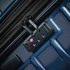 Samsonite Omni 2 28-Inch Large Checked Hardside Luggage with 360° Spinner Wheels - Scratch Resistant Hardshell - TSA Lock - Expandable Polycarbonate Shell for Lightweight Travel - Nova Teal