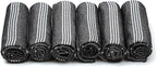 HAVLULAND Turkish Beach Towel - Sand Proof - 100% Certified Organic Turkish Towel (Oversized 72" x 40") Quick Dry Beach Towels for Bath, Pool, Travel, Camping - Black, 6 Pack