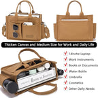 ZHMO Canvas Tote Bag for Women,Women's Bags Crossbody Bags Work Laptop Tote Bag Large Handbags Purse for Travel Nurse Teacher