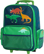 Stephen Joseph Kids Classic Rolling Luggage, Kids Luggage, Toddler Rolling Travel Carry On, Kids Suitcase with wheels,