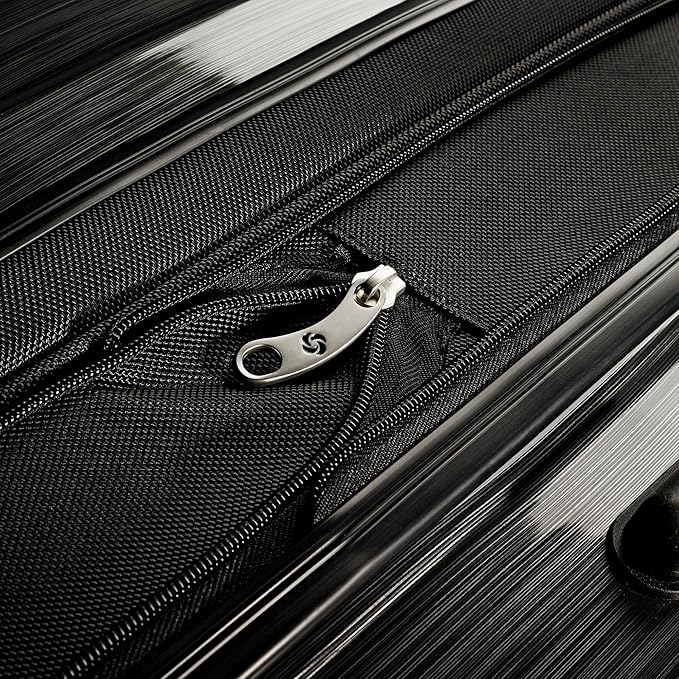 Samsonite Winfield 2 Hardside Expandable Luggage with Spinner Wheels, Charcoal, Checked-Medium 24-Inch