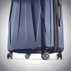 Samsonite Centric 2 Hardside Expandable Luggage with Spinner Wheels, True Navy, Checked-Large 28-Inch
