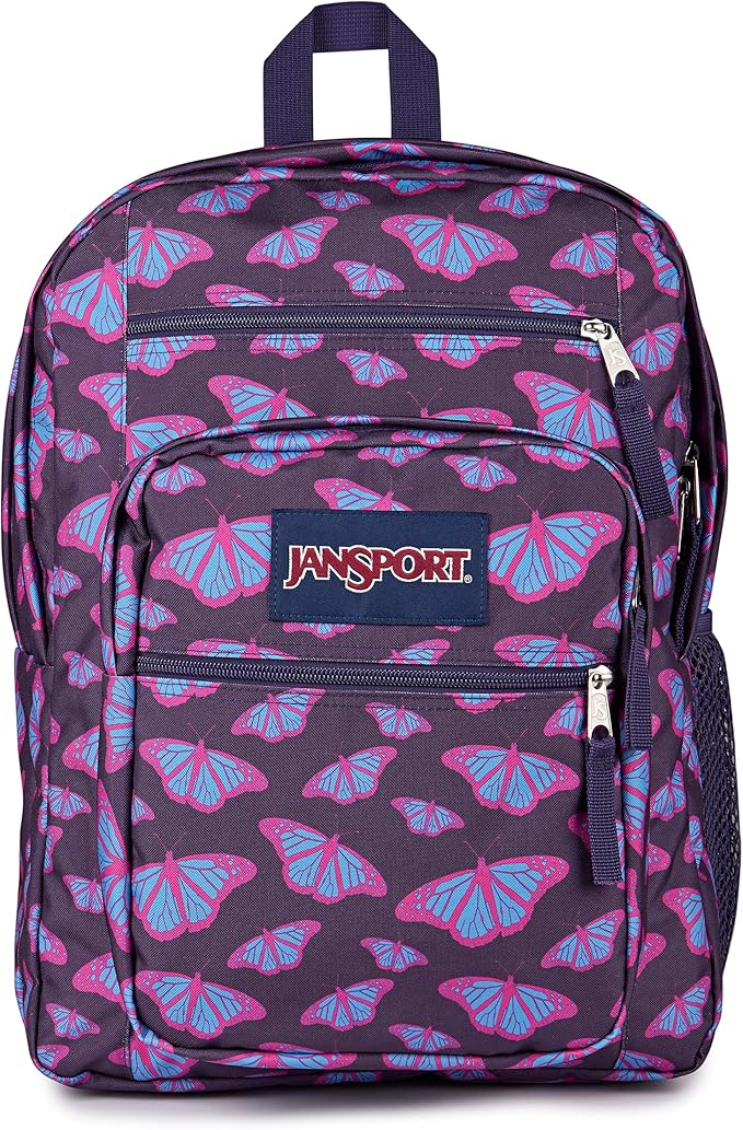 JanSport Laptop Backpack - Computer Bag with 2 Compartments, Ergonomic Shoulder Straps, 15” Laptop Sleeve, Haul Handle - Flutter By Purple