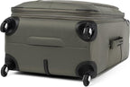 Travelpro Maxlite 5 Softside Expandable Luggage with 4 Spinner Wheels, Lightweight Suitcase, Men and Women, Slate Green, Checked-Medium 25-Inch