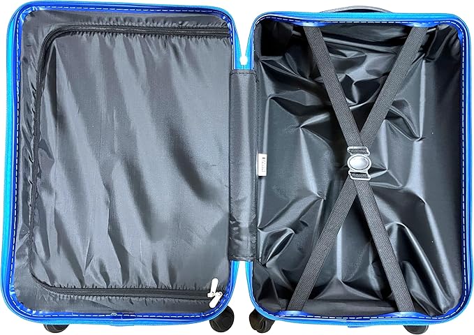 Fast Forward Kids Licensed Hard-Side 21" Spinner Luggage Lightweight Carry-on Suitcase Captain America