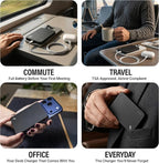 Nimble Champ Wireless 5K Portable Charger for Back of Phone, 5,000mAh Magnetic Wireless Power Bank, Qi2 Certified Fast Charging, Slim MagSafe-Compatible Battery Pack for iPhone 17/16/15/14 Series