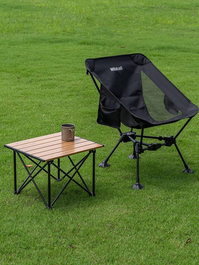 WildCall Ultralight Camping Table, Compact Aluminum Folding Beach Table with Carry Bag for Outdoor, Picnic BBQs, and Cooking