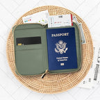 Beautiful Passport Holder for Travel with Wristlet Strap - All-in-One Wallet for Women with Card Slots and Tassel Keychain - Perfect RFID Blocking Case to Keep Your Travel Documents Organized & Safe