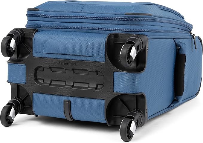 Travelpro Maxlite 5 Softside Expandable Luggage with 4 Spinner Wheels, Lightweight Suitcase, Men and Women, Ensign Blue, Carry-on 21-Inch