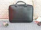 Mysa LIFESTYLE Vegan Leather Messenger Crossbody Shoulder Briefcase Bag for Office Work Fit 14.5" Computer Laptop Men Women