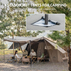 Naturehike Village Instant Tent, Camping Tent with Full Rainfly, Waterproof Large Cabin Tents for Car Camping
