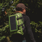 Outdoor Tech - Mountaineer Solar Backpack - Rugged 40L Outdoor Backpack with Flexible and Detachable 6.5W Solar Panel for Charging