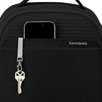 Samsonite Paralux Everyday Backpack - Laptop & Tablet Backpack with 5 Compartments, Removable TecKit™ Pouch, Microsuede Trim, Water Bottle Pockets - Work, Commute & Travel Bag - Black
