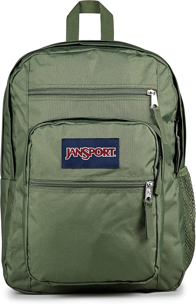 JanSport Laptop Backpack - Computer Bag with 2 Compartments, Ergonomic Shoulder Straps, 15” Laptop Sleeve, Haul Handle - Cargo Green
