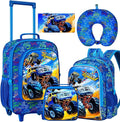 KLFVB Kids Luggage for Boys Girls, Cute Rolling Wheels Suitcase for Toddler, Children Travel Carry on Suitcase
