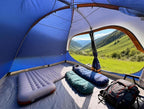 CAMPROS CP Upgraded 6/8 Person Camping Tents, Waterproof Windproof Family Tent with Larger Mesh Windows & Door, Double Layer, Easy Set Up, All-Season Dome Tent with Top Rainfly & Carry Bag