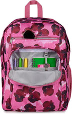 JanSport Laptop Backpack - Computer Bag with 2 Compartments, Ergonomic Shoulder Straps, 15” Laptop Sleeve, Haul Handle - Pop Art Pansies