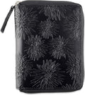 Passport Wallet - Travel Document Holder w/RFID Blocking – Full Grain Leather – Bifold compact zip around Wallet with Credit Card Slots for Women and Men,500-80