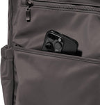 Baggallini Tribeca Expandable Laptop Backpack - 15"x11" Lightweight RFID Computer Bag for Work & Travel with Luggage Sleeve