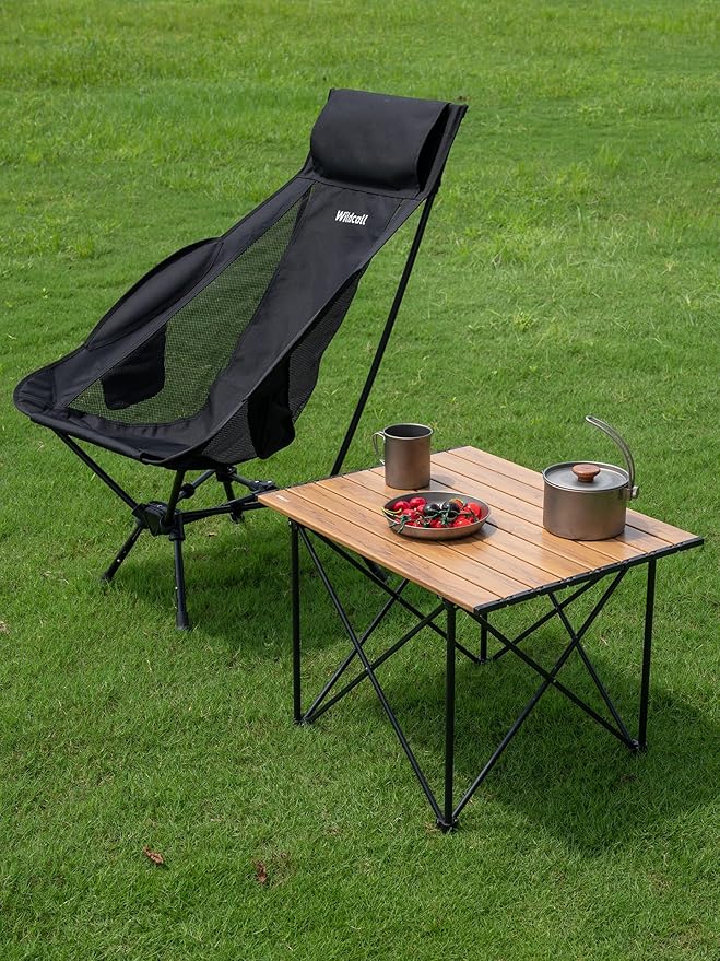 WildCall Ultralight Camping Table, Compact Aluminum Folding Beach Table with Carry Bag for Outdoor, Picnic BBQs, and Cooking