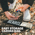 BEARCLAW Smores Sticks for Fire Pit - Accessories for Campfire Marshmallow Roasting Sticks Smores Kit Outdoor-Smore Skewers Hot Dog Fork For Outside, Camping Essentials Bonfire Gear Long 32" 24 Pack
