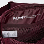 Pander Two Way Zipper Fanny Pack Nylon Everywhere Belt Bag for Women, Water Repellent Waist Packs, Crossbody Bags with Adjustable Strap (Red Merlot).